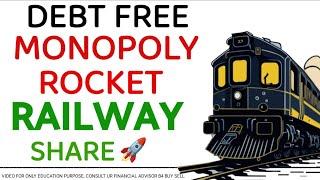 MONOPOLY RAILWAY ROCKET SHARE #rvnlsharelatestnews #irfcsharenews #ritesshare #irconinternational