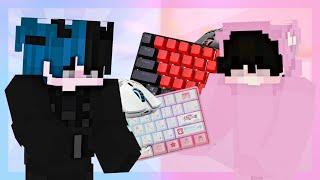 Keyboard + Mouse ASMR Sounds w/ Rustlul (Handcam) | Hypixel Bedwars