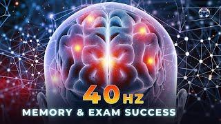 40Hz Exam Study Binaural Beats Music for Enhanced Memory & Exam Success