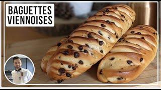 Baguettes viennoises aux pépites de chocolat, Ma recette de pains viennois maison facile