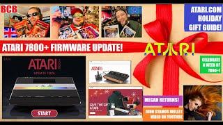 NEW ATARI 7800+ Firmware Update! Atari Holiday Gift Guide! Update your 2600+ Easily! Its 7800+ Week!