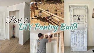 DIY PANTRY BUILD FROM SCRATCH!!| MAKING THIS OUR DREAM HOME ONE PROJECT AT A TIME