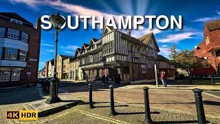 Southampton UK Walking Tour 2024 | Experience History and Music in the City | 4K HDR