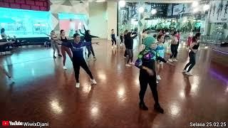 Choreo 1 & 2 Kanan Kiri Aerobic Mahir Mahesa Ayu Atlas Sby Selasa 250225 | Wiwix Djani