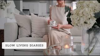 [ SLOW LIVING DIARIES ] 6 AM Relaxing Morning Routine | Calm And Productive Routines [Sub]