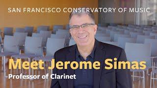 Meet Jerry Simas | SFCM Professor of Clarinet