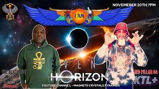 Hank Rising Sun, The Black Dot & Red Pillar present EVENT HORIZON | Magnets Crystals & Pyramids