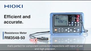 Resistance Meter RM3548-50 | Product Introduction Video