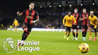 Justin Kluivert's historic hat-trick for Bournemouth v. Wolves | Premier League | NBC Sports