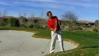 Golf Shot: How To Hit From An Uphill Lie