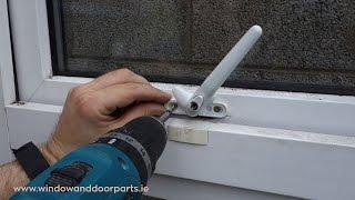 How to replace a cockspur window handle on a uPVC window