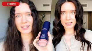 NEW Dyson Chitosan Haircare Products & Dyson Airwrap on Curly Hair | ALL DAY WEAR TEST!