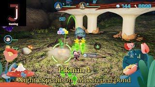 Pikmin 4 Misshapen pond Night expedition Blossoming Arcadia