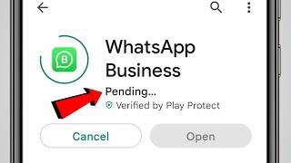 Whatsapp Business Download Pending Problem