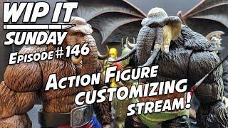 Customizing WIP Sunday Live - Action Figure Customizing - WIP IT Sunday Live - Episode #146