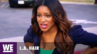 L.A. Hair | Kim Kimble & Angela's Cat Fight | WE tv