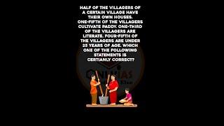 CSAT UPSC 2021 Question Tricks | Half of the villagers   | How’s the Trick? UPSC | Shivam Yash