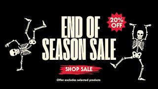 End Of Season Sale!