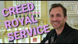 CREED ROYAL SERVICE!  TOUR OF CREED BOUTIQUE'S MOST EXPENSIVE BOTTLE!