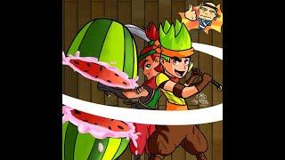 Ninjatober Day 8: Katsuro & Mari - Fruit Ninja (Speed Drawing) #shorts