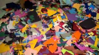 MarcPaperScissor: 5 years of cut paper scraps