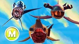 ALL M SHARKS UNLOCKED - HUNGRY SHARK WORLD - NEW SHARK GAMEPLAY