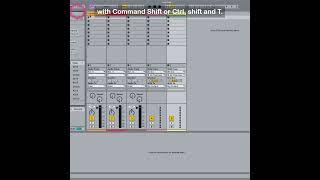 Creating Track groups In Ableton Live 12 #shorts