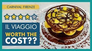 Carnival Firenze Dining: IL Viaggio Restaurant Experience & Review