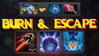 Full Escape & Burn!  Blink + Ion Shell + Raven's Veil | Dota 2 Ability Draft