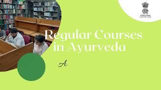 Regular Courses in Ayurveda