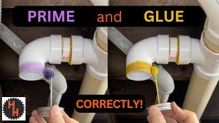 Prime and Glue PVC and CPVC PROPERLY!  |  2-Minute Tutorials Ep.2