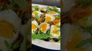 Salat Ziegenkäse spanisch mit Membrillo Quittenbrot und Marmelade
