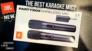 The new JBL Partybox Wireless Microphone - Unboxing, karaoke test & review