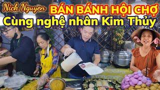 Thử thách 30 phút bán bánh dân gian ở hội chợ Greco 2024 cùng nghệ nhân Kim Thuỷ || Nick Nguyen