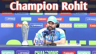 Rohit Sharma Post-Match Press Conference After Winning Champions Trophy | India vs New Zealand Final