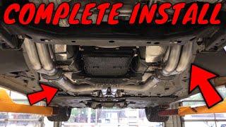 DETAILED Installation of Corsa Dodge Charger Long Tube Headers & Connection Pipes.