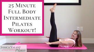 25 Minute Full Body Pilates Workout - Intermediate Routine!