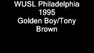 WUSL Philadelphia 1995 Golden Boy and Tony Brown.wmv