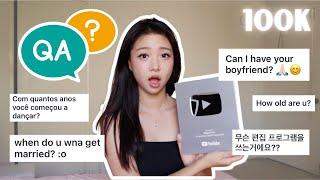 Q&A | 100K SILVER PLAY BUTTON UNBOXING