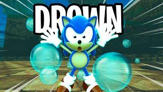 How Fast Can You Drown in Every Sonic Game?