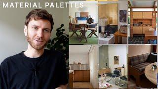 material palettes for interiors & how to get them right