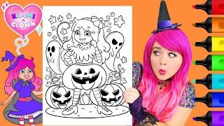 Coloring Kimmi The Clown Halloween