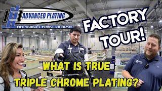 WHAT IS CHROME PLATING?  FACTORY TOUR AT ADVANCED PLATING THE PROCESS AND HIGH COST OF PLATING