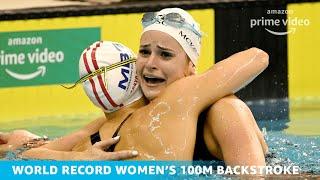 Kaylee McKeown World Record Breaking Moment | 2021 Australian Swimming Trials | Amazon Originals