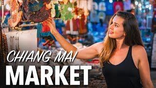 BEST MARKET IN CHIANG MAI THAILAND - Sunday Night Market & Walking Street