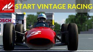 Assetto Corsa First Steps Into Vintage Sim Racing - 1960's