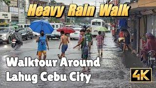 Heavy Rain Walk | Around Lahug Cebu City Philippines