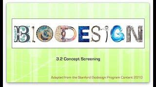 3.2 Concept Screening for Medical Devices