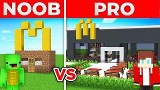 JJ And Mikey NOOB vs PRO Our BEST MCDONALD'S in Minecraft Maizen