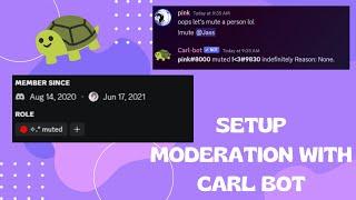 ༊*·˚ How to setup carl bot for moderation